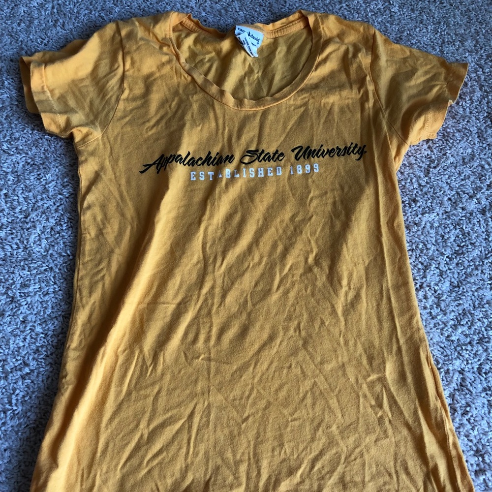 2/$10 item Appalachian/ASU babydoll tee